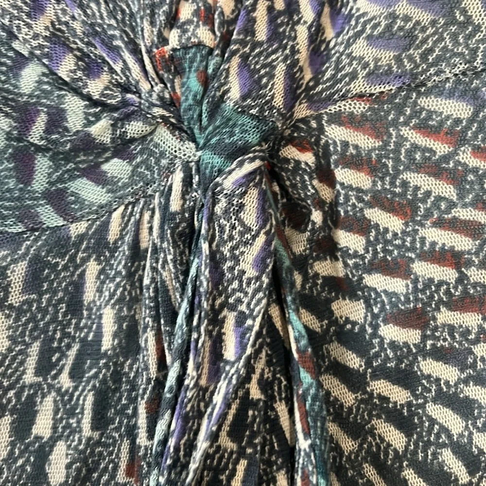Sleeveless Print Boho-look top by Deletta, size Medium. - Picture 2 of 6